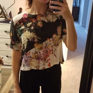 floral crop top
